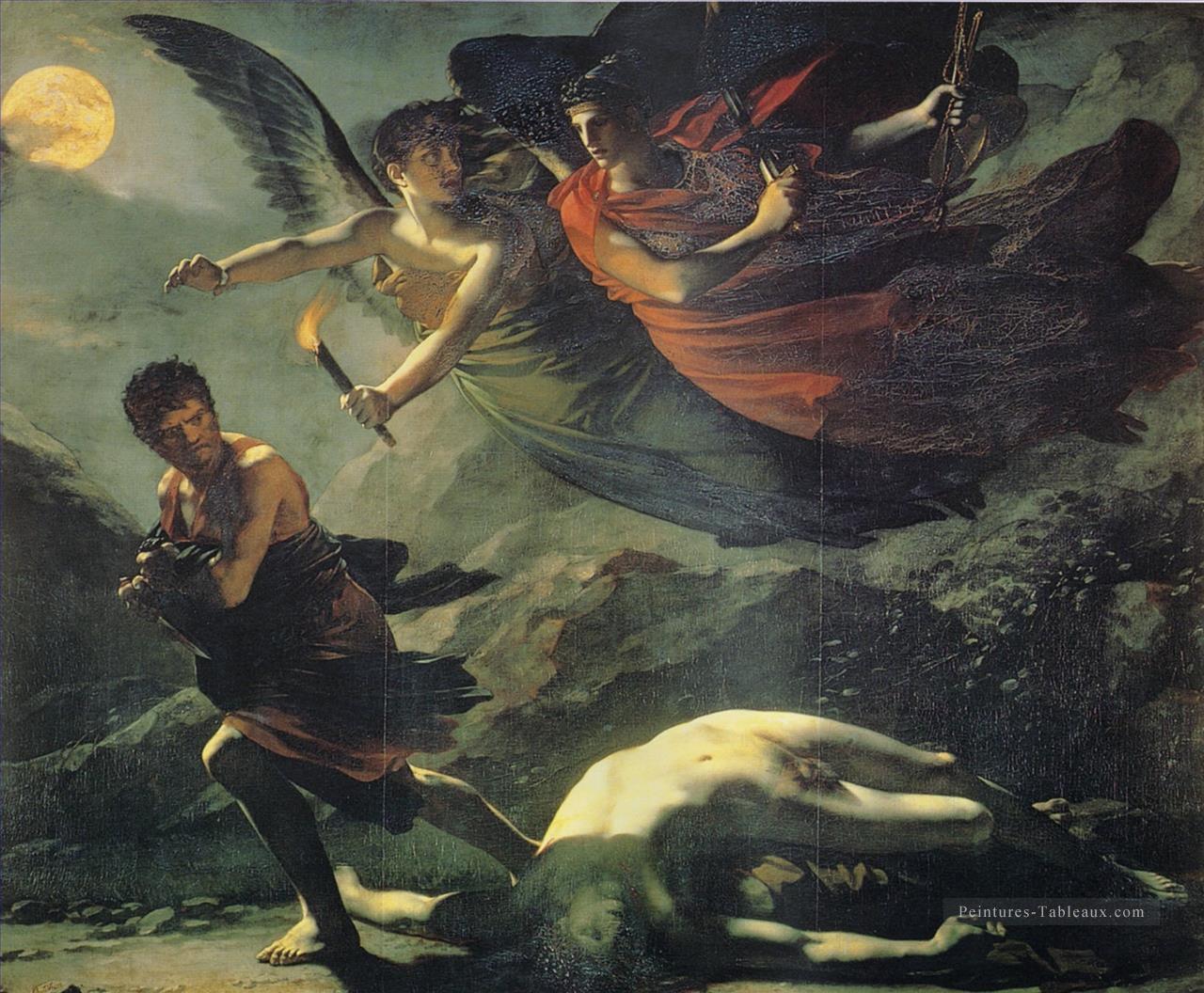 Justice et vengeance divine poursuivant le crime romantique Pierre Paul Prud Peintures à l'huile